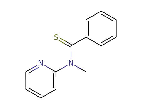 Molecular Structure of 65052-80-4 (Benzenecarbothioamide, N-methyl-N-2-pyridinyl-)