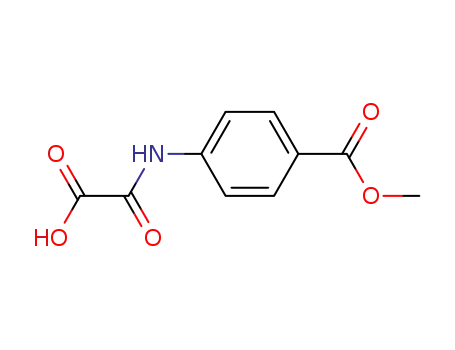 Molecular Structure of 63191-74-2 (Benzoic acid, 4-[(carboxycarbonyl)amino]-, 1-methyl ester)