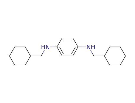 Molecular Structure of 14471-16-0 (1,4-Benzenediamine,N1,N4-bis(cyclohexylmethyl)-)