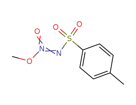 Molecular Structure of 63168-67-2 (Diazene, methoxy[(4-methylphenyl)sulfonyl]-, 1-oxide)