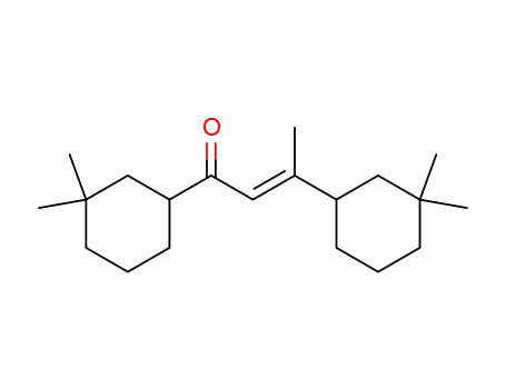 Molecular Structure of 63229-34-5 (2-Buten-1-one, 1,3-bis(3,3-dimethylcyclohexyl)-)