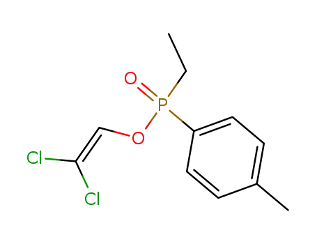 Phosphinic acid, ethyl(4-methylphenyl)-, 2,2-dichloroethenyl ester