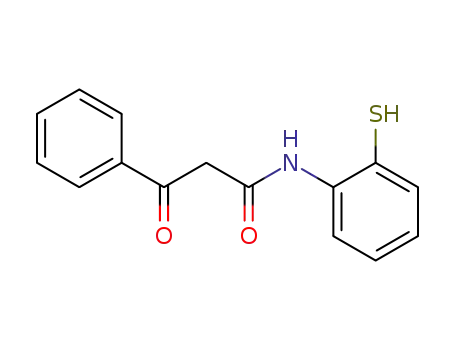 Molecular Structure of 30740-92-2 (Benzenepropanamide, N-(2-mercaptophenyl)-b-oxo-)
