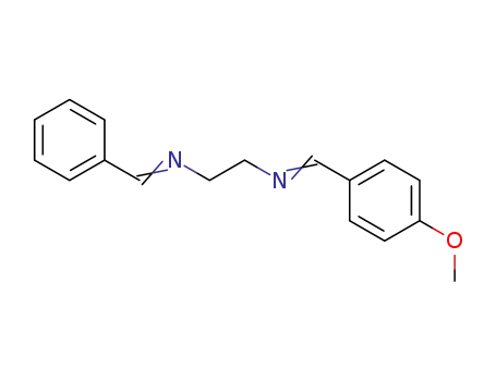 Molecular Structure of 62730-91-0 (1,2-Ethanediamine,
N-[(4-methoxyphenyl)methylene]-N'-(phenylmethylene)-)
