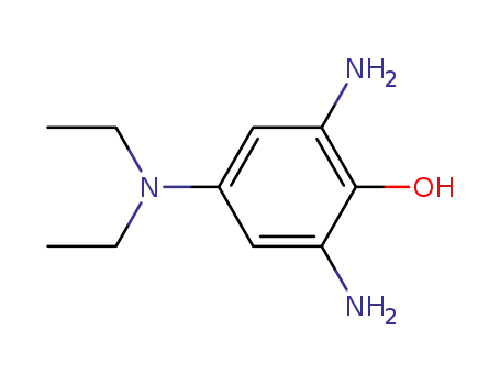 Molecular Structure of 38213-78-4 (Phenol, 2,6-diamino-4-(diethylamino)-)