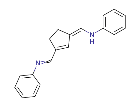 Molecular Structure of 61009-97-0 (Benzenamine,
N-[[3-[(phenylamino)methylene]-1-cyclopenten-1-yl]methylene]-)