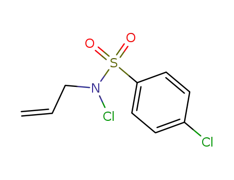 Molecular Structure of 64202-87-5 (Benzenesulfonamide, N,4-dichloro-N-2-propenyl-)