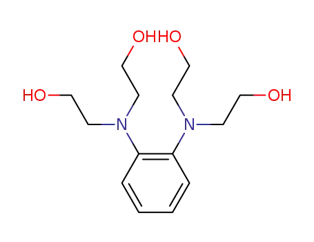 Molecular Structure of 22745-71-7 (Ethanol,2,2',2'',2'''-(1,2-phenylenedinitrilo)tetrakis- (9CI))