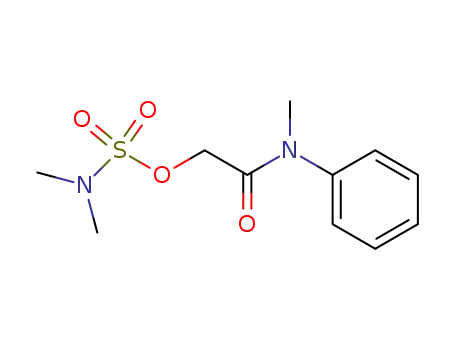 Molecular Structure of 56651-52-6 (Sulfamic acid, dimethyl-, 2-(methylphenylamino)-2-oxoethyl ester)