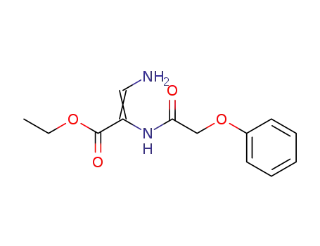 2-Propenoic acid, 3-amino-2-[(phenoxyacetyl)amino]-, ethyl ester