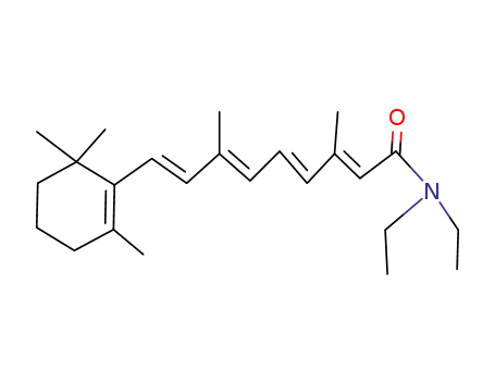 Molecular Structure of 33631-53-7 (Retinamide, N,N-diethyl-)
