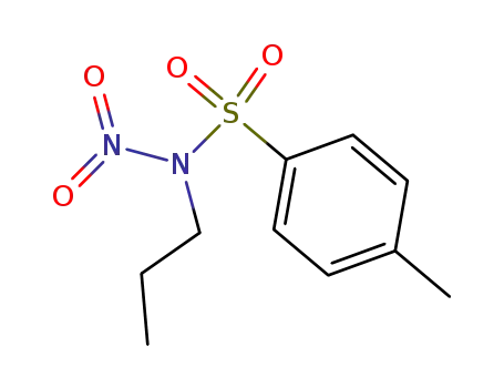 Molecular Structure of 63168-62-7 (Benzenesulfonamide, 4-methyl-N-nitro-N-propyl-)