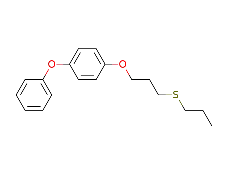 Molecular Structure of 63457-55-6 (Benzene, 1-phenoxy-4-[3-(propylthio)propoxy]-)