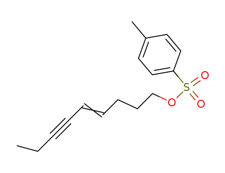 Molecular Structure of 60222-93-7 (4-Nonen-6-yn-1-ol, 4-methylbenzenesulfonate)
