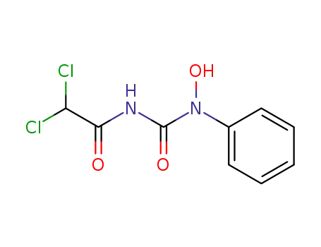 Molecular Structure of 64677-91-4 (Acetamide, 2,2-dichloro-N-[(hydroxyphenylamino)carbonyl]-)