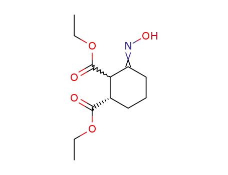 1,2-Cyclohexanedicarboxylic acid, 3-(hydroxyimino)-, diethyl ester