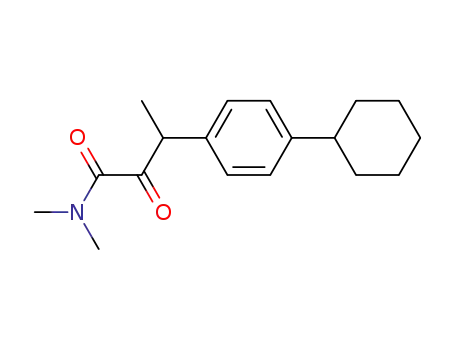 Benzenepropanamide, 4-cyclohexyl-N,N,b-trimethyl-a-oxo-