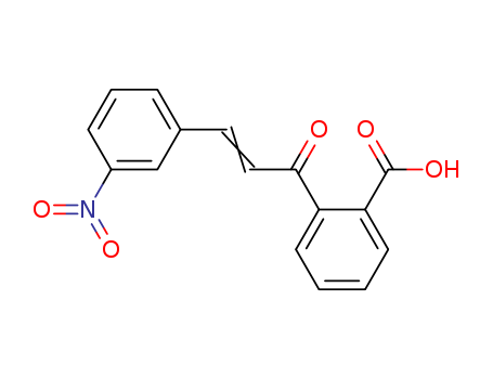 Benzoic acid, 2-[3-(3-nitrophenyl)-1-oxo-2-propenyl]-