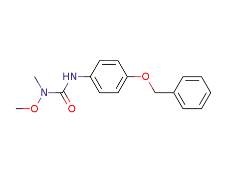 Molecular Structure of 65033-07-0 (Urea,N-methoxy-N-methyl-N'-[4-(phenylmethoxy)phenyl]-)