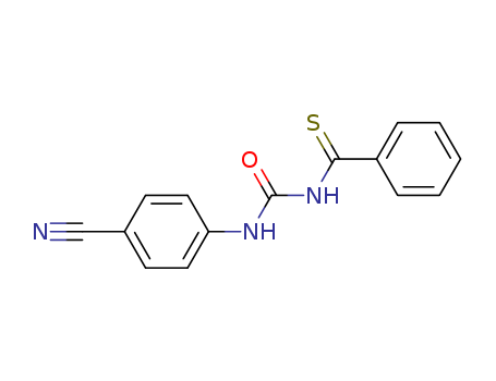 Benzenecarbothioamide, N-[[(4-cyanophenyl)amino]carbonyl]-