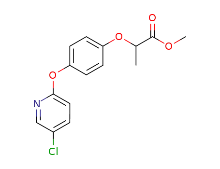 Propanoic acid, 2-[4-[(5-chloro-2-pyridinyl)oxy]phenoxy]-, methyl ester