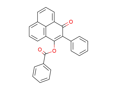 Molecular Structure of 5061-02-9 (1H-Phenalen-1-one, 3-(benzoyloxy)-2-phenyl-)