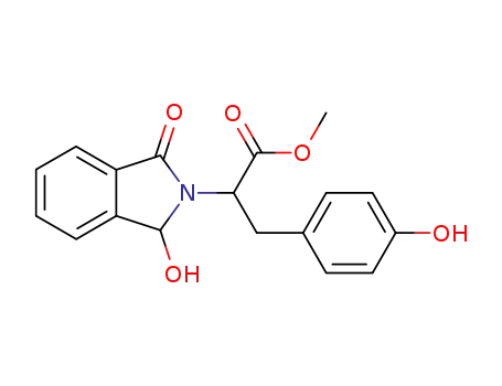 2-(1-hydroxy-3-oxo-1,3-dihydro-isoindol-2-yl)-3-(4-hydroxy-phenyl)-propionic acid methyl ester