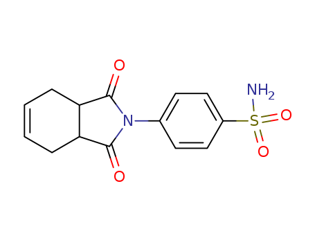 Molecular Structure of 19849-14-0 (Benzenesulfonamide,
4-(1,3,3a,4,7,7a-hexahydro-1,3-dioxo-2H-isoindol-2-yl)-)
