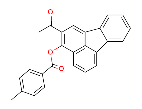 Benzoic acid, 4-methyl-, 2-acetyl-3-fluoranthenyl ester