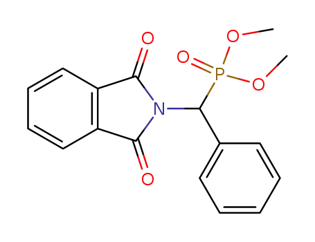 Molecular Structure of 59191-37-6 (Phosphonic acid,
[(1,3-dihydro-1,3-dioxo-2H-isoindol-2-yl)phenylmethyl]-, dimethyl ester)