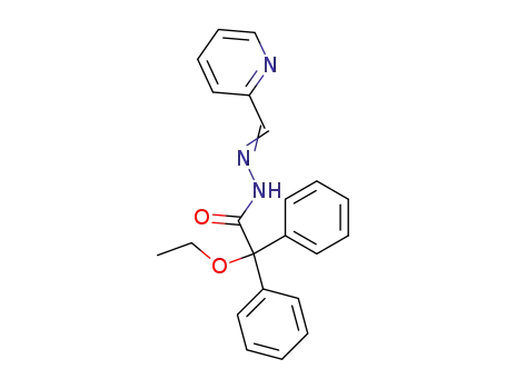 Benzilsaeure-ethylether-<pyridyl-(2)-methylenhydrazid>