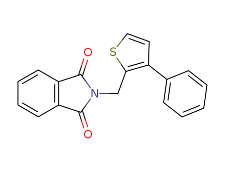 Molecular Structure of 62403-74-1 (1H-Isoindole-1,3(2H)-dione, 2-[(3-phenyl-2-thienyl)methyl]-)