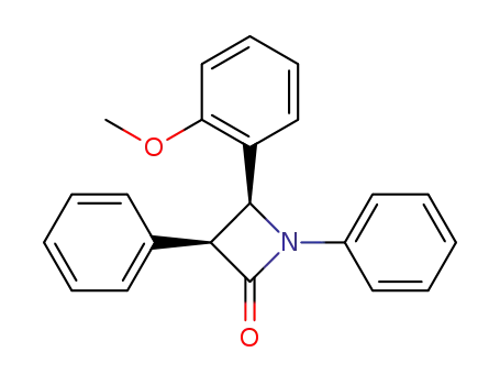 (3S,4S)-4-(2-Methoxy-phenyl)-1,3-diphenyl-azetidin-2-one