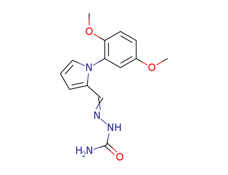 [[1-(2,5-dimethoxyphenyl)pyrrol-2-yl]methylideneamino]urea cas  39843-58-8