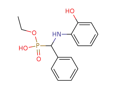 Molecular Structure of 61676-82-2 (Phosphonic acid, [[(2-hydroxyphenyl)amino]phenylmethyl]-, monoethyl
ester)