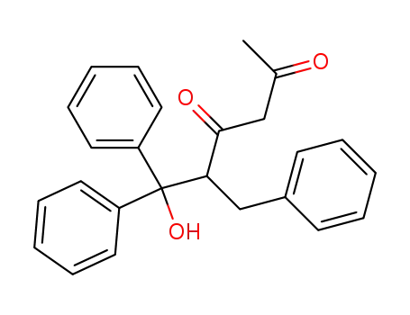 2,4-Hexanedione, 6-hydroxy-6,6-diphenyl-5-(phenylmethyl)-