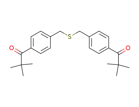 Molecular Structure of 63290-12-0 (1-Propanone, 1,1'-[thiobis(methylene-4,1-phenylene)]bis[2,2-dimethyl-)
