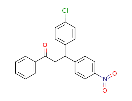 3-(4-chloro-phenyl)-3-(4-nitro-phenyl)-1-phenyl-propan-1-one
