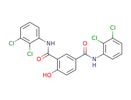 Molecular Structure of 29114-84-9 (1,3-Benzenedicarboxamide,N1,N3-bis(2,3-dichlorophenyl)-4-hydroxy-)