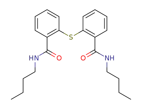 Molecular Structure of 34145-26-1 (Benzamide,2,2'-thiobis[N-butyl-)