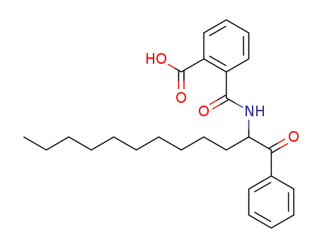 Molecular Structure of 63424-86-2 (Benzoic acid, 2-[[(1-benzoylundecyl)amino]carbonyl]-)