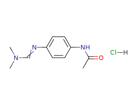 Molecular Structure of 2417-13-2 (N-({[4-(acetylamino)phenyl]amino}methylidene)-N-methylmethanaminium chloride)