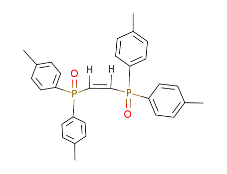 Molecular Structure of 55743-59-4 (Phosphine oxide, 1,2-ethenediylbis[bis(4-methylphenyl)-, (Z)-)
