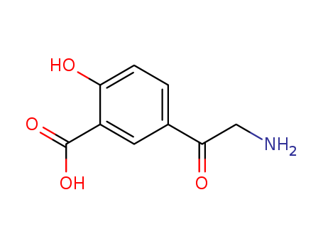 Benzoic acid, 5-(aminoacetyl)-2-hydroxy-