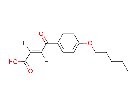 2-Butenoic acid, 4-oxo-4-[4-(pentyloxy)phenyl]-, (E)-