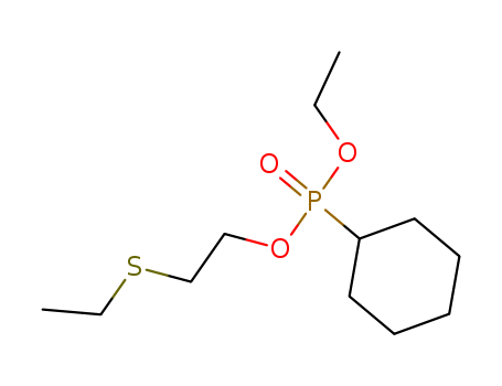 Phosphonic acid, cyclohexyl-, ethyl 2-(ethylthio)ethyl ester