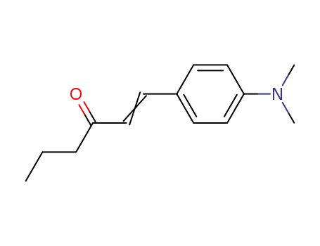 Molecular Structure of 67805-08-7 (1-Hexen-3-one, 1-[4-(dimethylamino)phenyl]-)