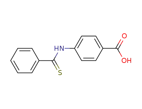 Molecular Structure of 65462-95-5 (Benzoic acid, 4-[(phenylthioxomethyl)amino]-)