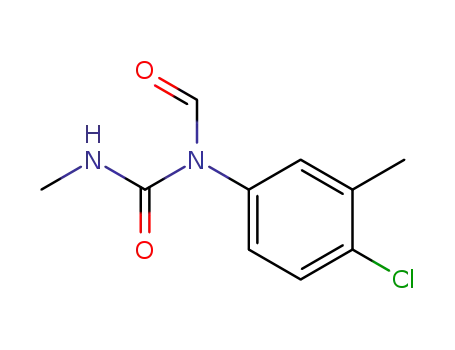 Molecular Structure of 62719-78-2 (Urea, N-(4-chloro-3-methylphenyl)-N-formyl-N'-methyl-)