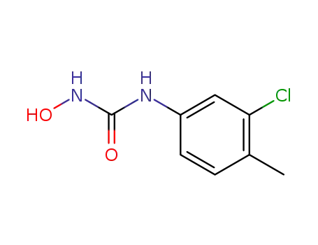 Molecular Structure of 89981-28-2 (Urea, N-(3-chloro-4-methylphenyl)-N'-hydroxy-)